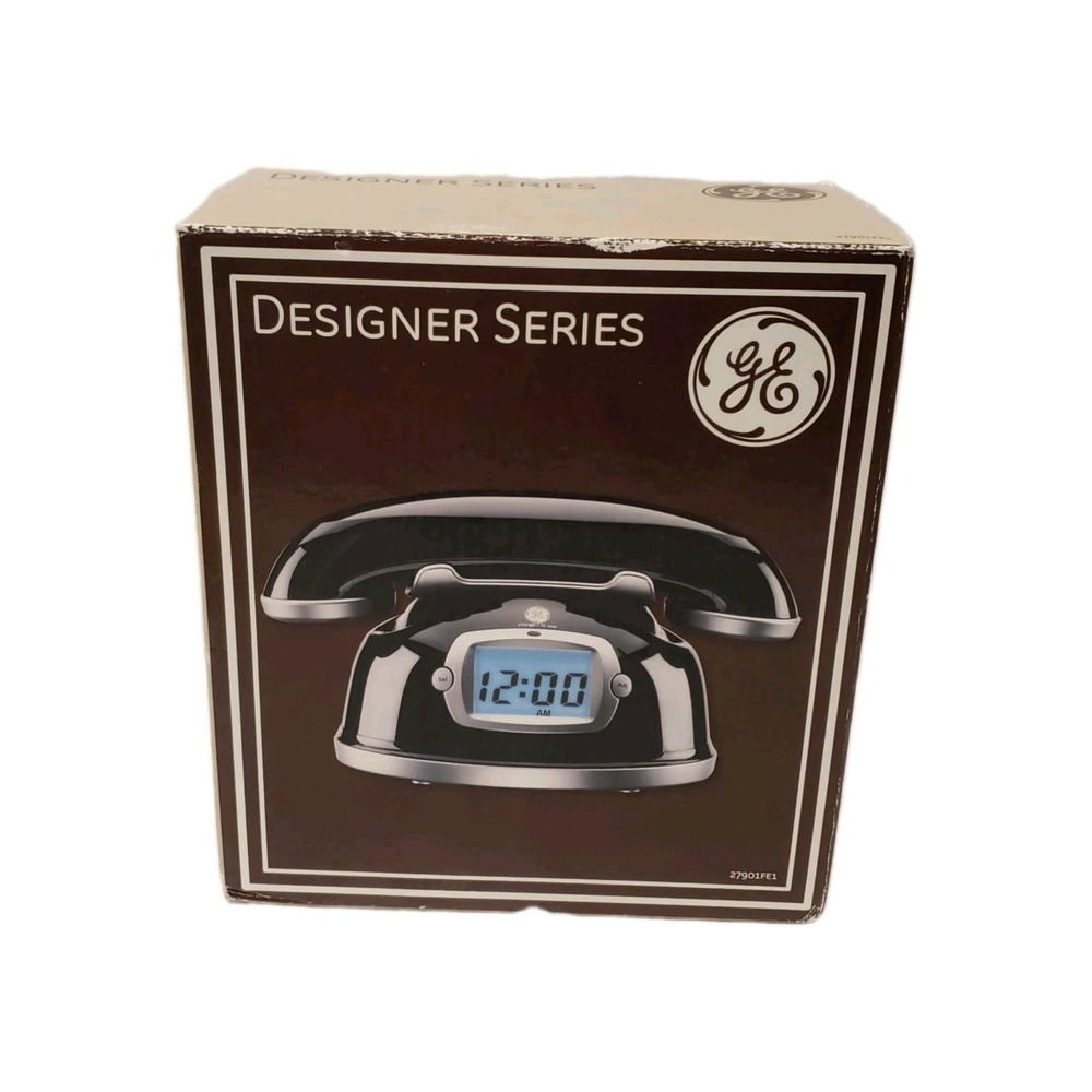 NiB GE 27901FE1-A DESIGNER SERIES DIGITAL CORDLESS PHONE w/ CONTEMPORARY HANDSET